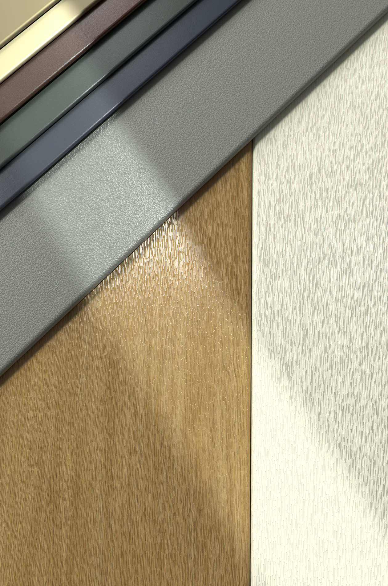 Edle Oberflächen in Kunststoff